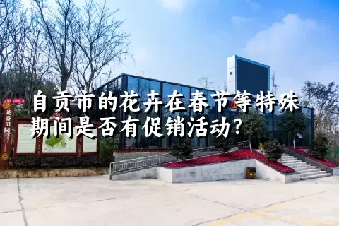 自贡市的花卉在春节等特殊期间是否有促销活动？