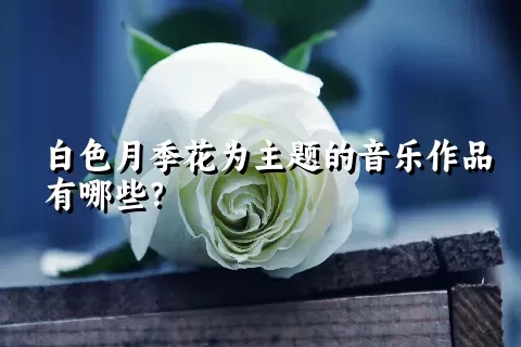 白色月季花为主题的音乐作品有哪些？