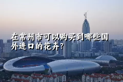 在常州市可以购买到哪些国外进口的花卉？