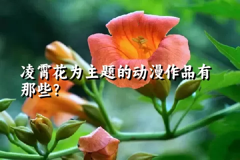 凌霄花为主题的动漫作品有那些？