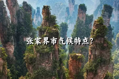 张家界市气候特点？