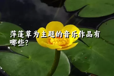 萍蓬草为主题的音乐作品有哪些？