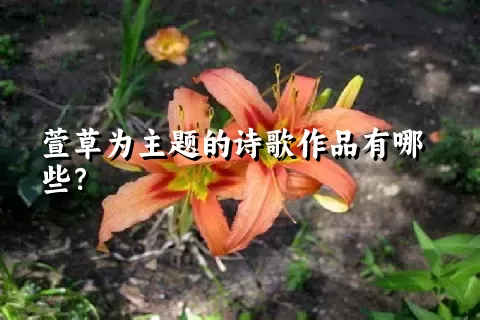 萱草为主题的诗歌作品有哪些？