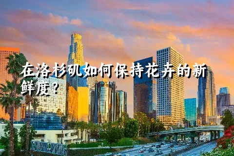 在洛杉矶如何保持花卉的新鲜度？