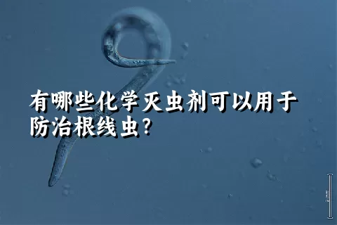 有哪些化学灭虫剂可以用于防治根线虫？