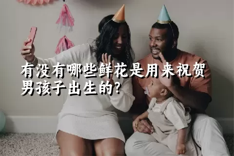 有没有哪些鲜花是用来祝贺男孩子出生的？