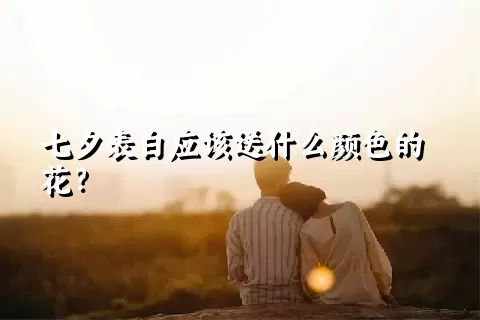 七夕表白应该送什么颜色的花？