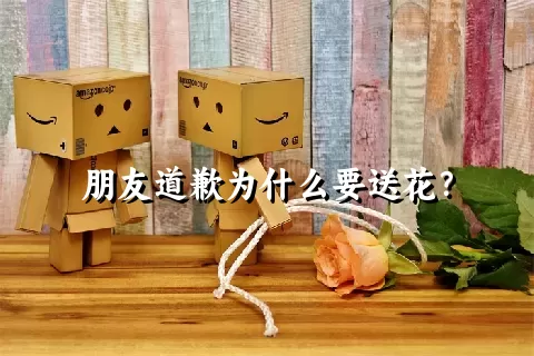 朋友道歉为什么要送花？