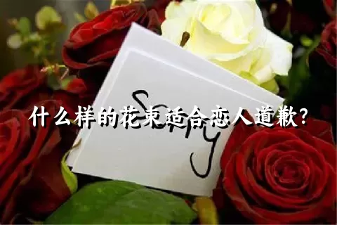 什么样的花束适合恋人道歉？