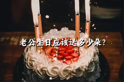 老公生日应该送多少朵？