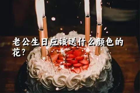 老公生日应该送什么颜色的花？