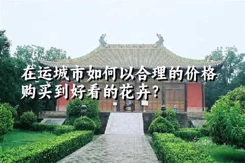 在运城市如何以合理的价格购买到好看的花卉？