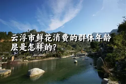 云浮市鲜花消费的群体年龄层是怎样的？