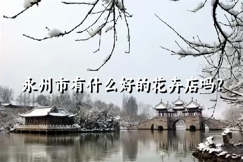 永州市有什么好的花卉店吗？