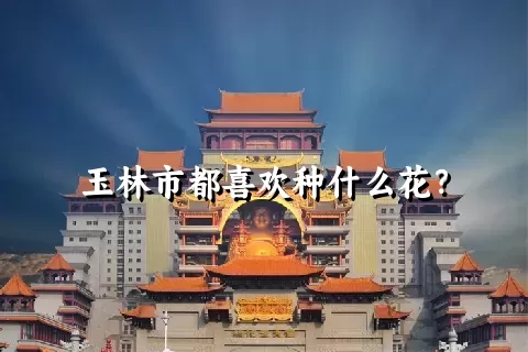 玉林市都喜欢种什么花？