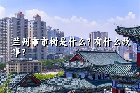 兰州市市树是什么？有什么故事？