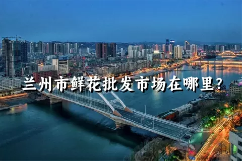 兰州市鲜花批发市场在哪里？