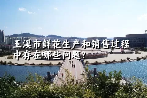 玉溪市鲜花生产和销售过程中存在哪些问题？