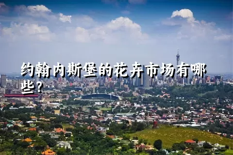 约翰内斯堡的花卉市场有哪些？