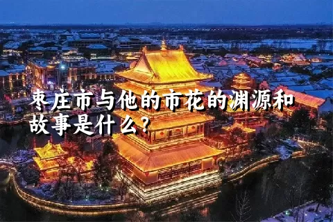 枣庄市与他的市花的渊源和故事是什么？