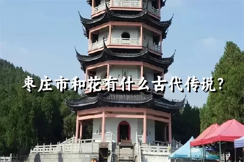 枣庄市和花有什么古代传说？