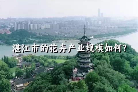 湛江市的花卉产业规模如何？