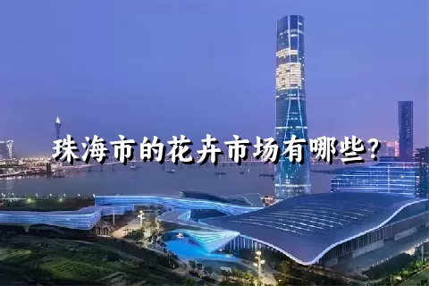 珠海市的花卉市场有哪些？