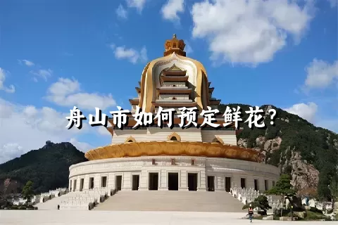 舟山市如何预定鲜花？