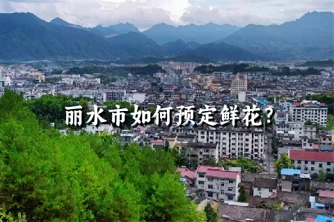 丽水市如何预定鲜花？