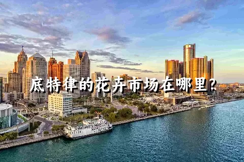 底特律的花卉市场在哪里？