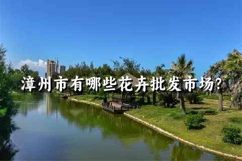 漳州市有哪些花卉批发市场？