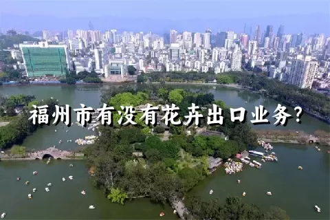 福州市有没有花卉出口业务？