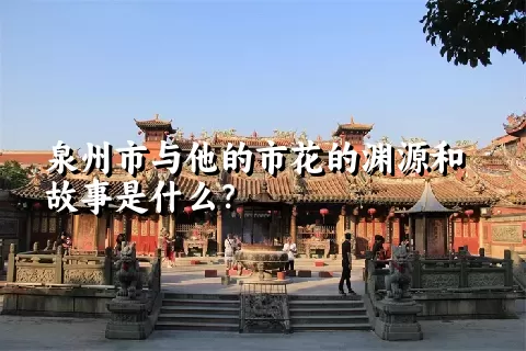 泉州市与他的市花的渊源和故事是什么？