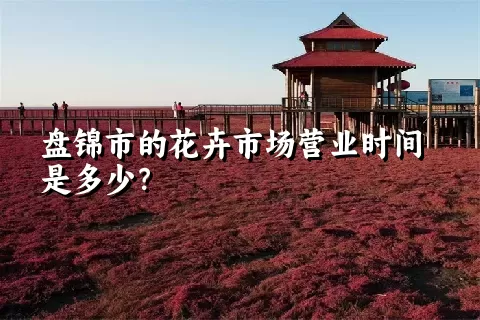 盘锦市的花卉市场营业时间是多少？