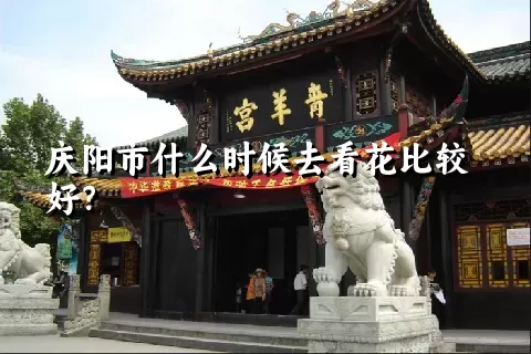 庆阳市什么时候去看花比较好？