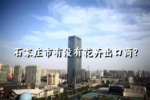 石家庄市有没有花卉出口商？