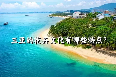 三亚的花卉文化有哪些特点？