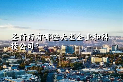 圣荷西有哪些大型企业和科技公司？