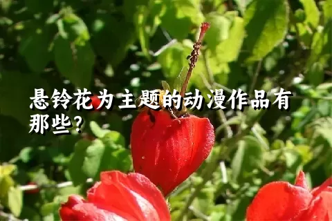 悬铃花为主题的动漫作品有那些？