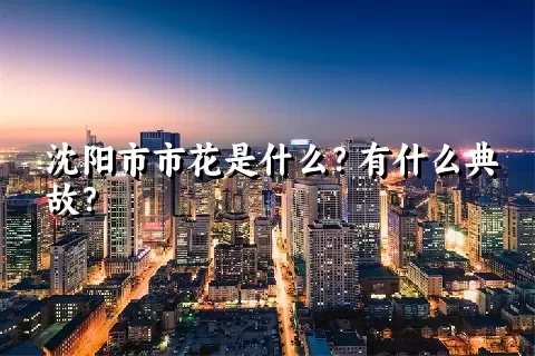 沈阳市市花是什么？有什么典故？