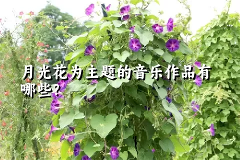 月光花为主题的音乐作品有哪些？