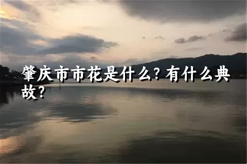 肇庆市市花是什么？有什么典故？