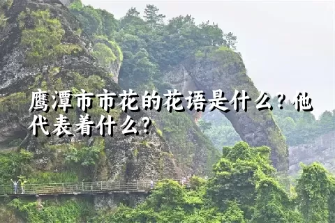 鹰潭市市花的花语是什么？他代表着什么？