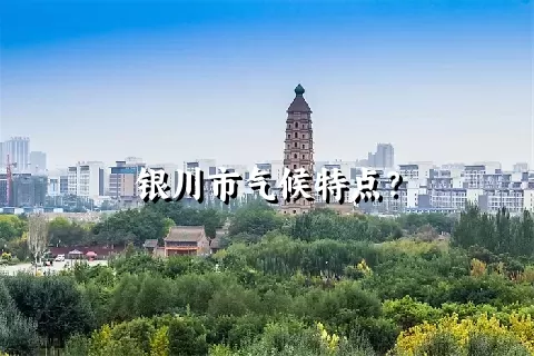 银川市气候特点？