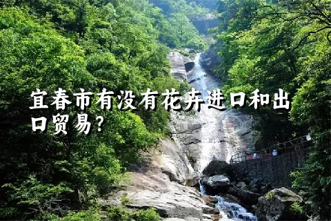 宜春市有没有花卉进口和出口贸易？