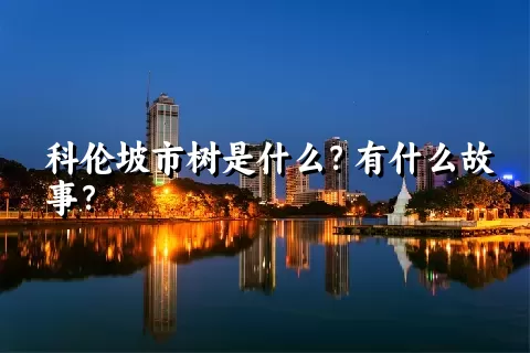 科伦坡市树是什么？有什么故事？