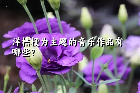 洋桔梗为主题的音乐作品有哪些？