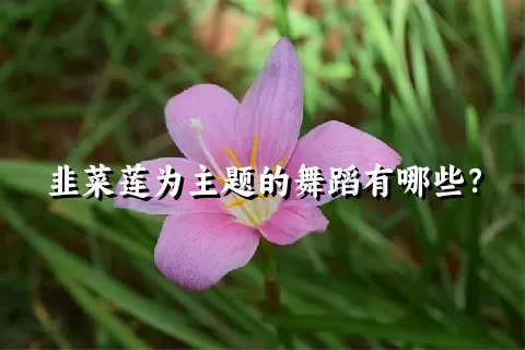 韭菜莲为主题的舞蹈有哪些？