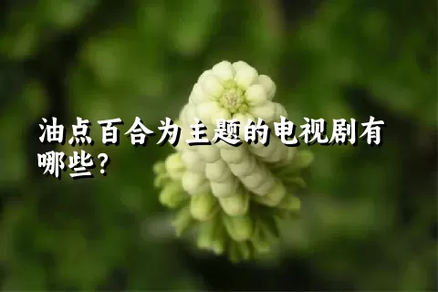 油点百合为主题的电视剧有哪些？