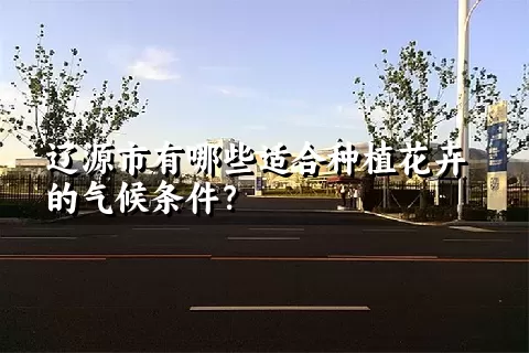 辽源市有哪些适合种植花卉的气候条件？